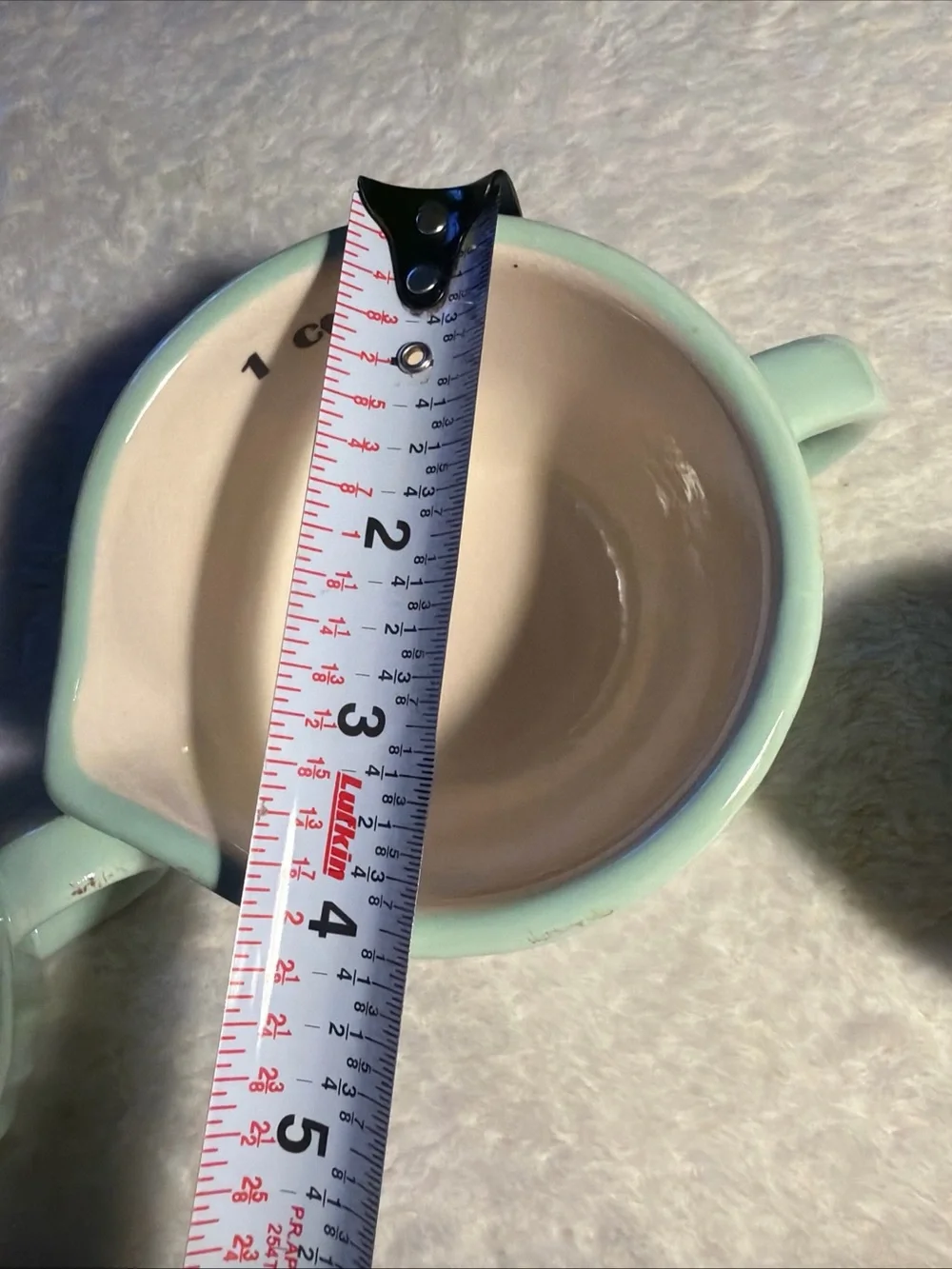 Cracker Barrel Grandma's Pantry  Mint Green measuring cup Set